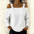 Sexy Solid Color Polyester Pullover Tank Top with Chain Detail for Spring
