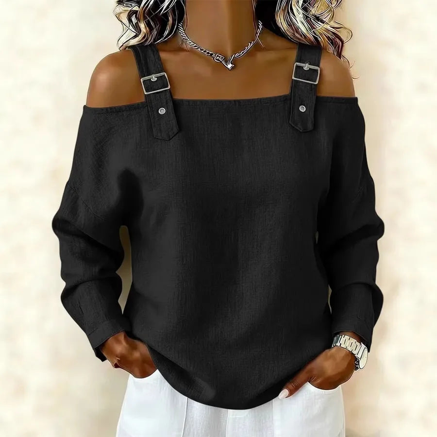 Sexy Solid Color Polyester Pullover Tank Top with Chain Detail for Spring