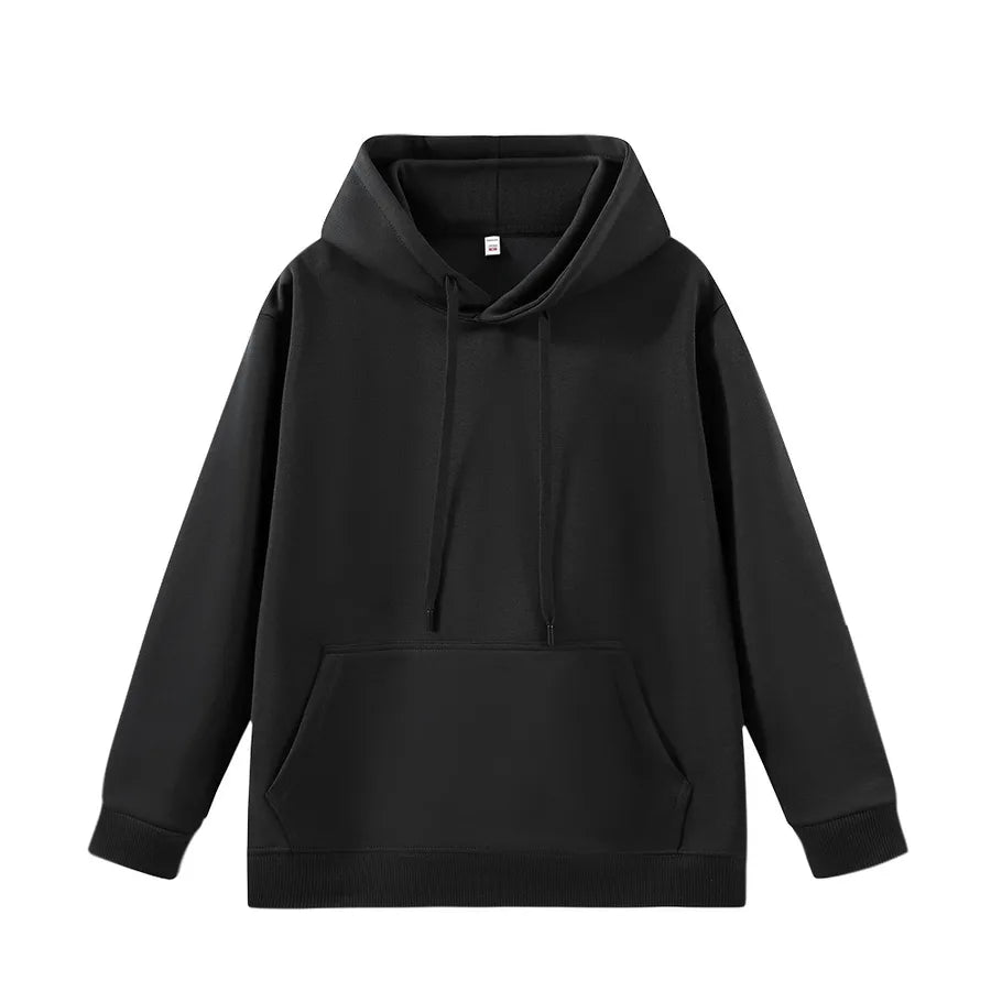 Double-layer Cotton Hooded Sweatshirt 300g Women's Loose Fit Casual Long Sleeve Autumn Wear