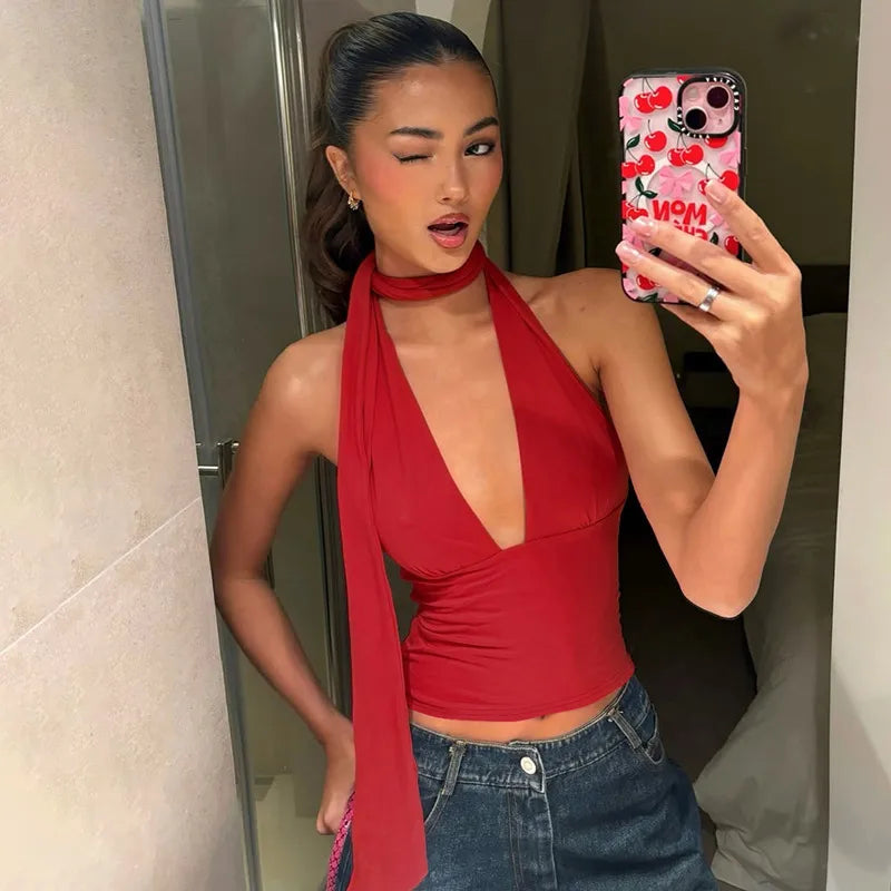 Wholesale Women's Y2K Solid Color Tank Tops